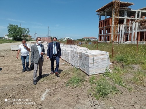 Kaymakam Cevdet ERTÜRKMEN Yeni Hükümet Konağı İnşaatımızda İncelemelerde Bulundu